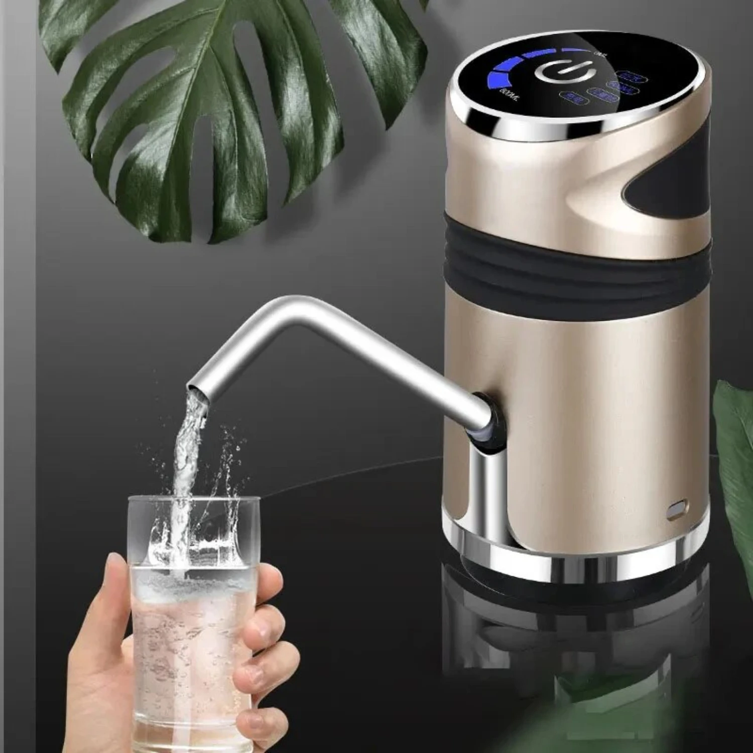 Dispensador de agua automático portátil, dispositivo con cerradura para niños, tecnología avanzada, compacto, inteligente, para el hogar, nuevo y elegante