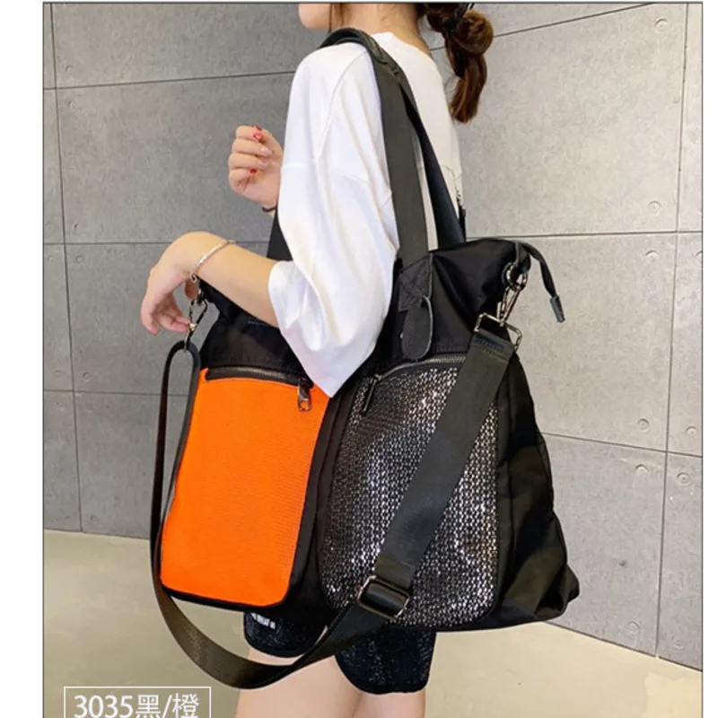 Gagività Casual Tote di grande capacità con cerniera in Nylon borsa grande con manico borsa da donna borsa a tracolla per Shopping borse multitasche