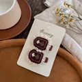 Dark coffee-hairpin