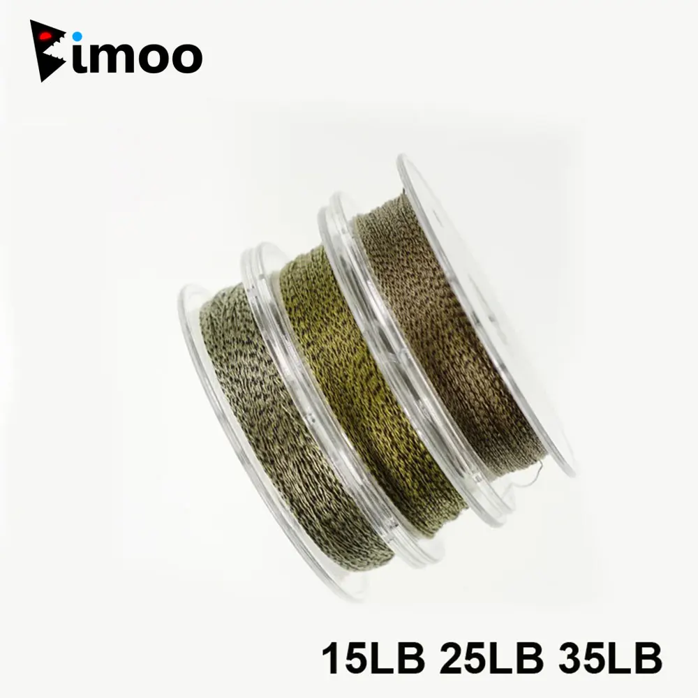 1/3 Stück 15 25 35LB Geflochtene Camo-Karpfen-Angelschnur für Karpfenangeln Geflochtene Vorfachschnur Weiche Rig-Haarschnur Karpfen-Angelausrüstung