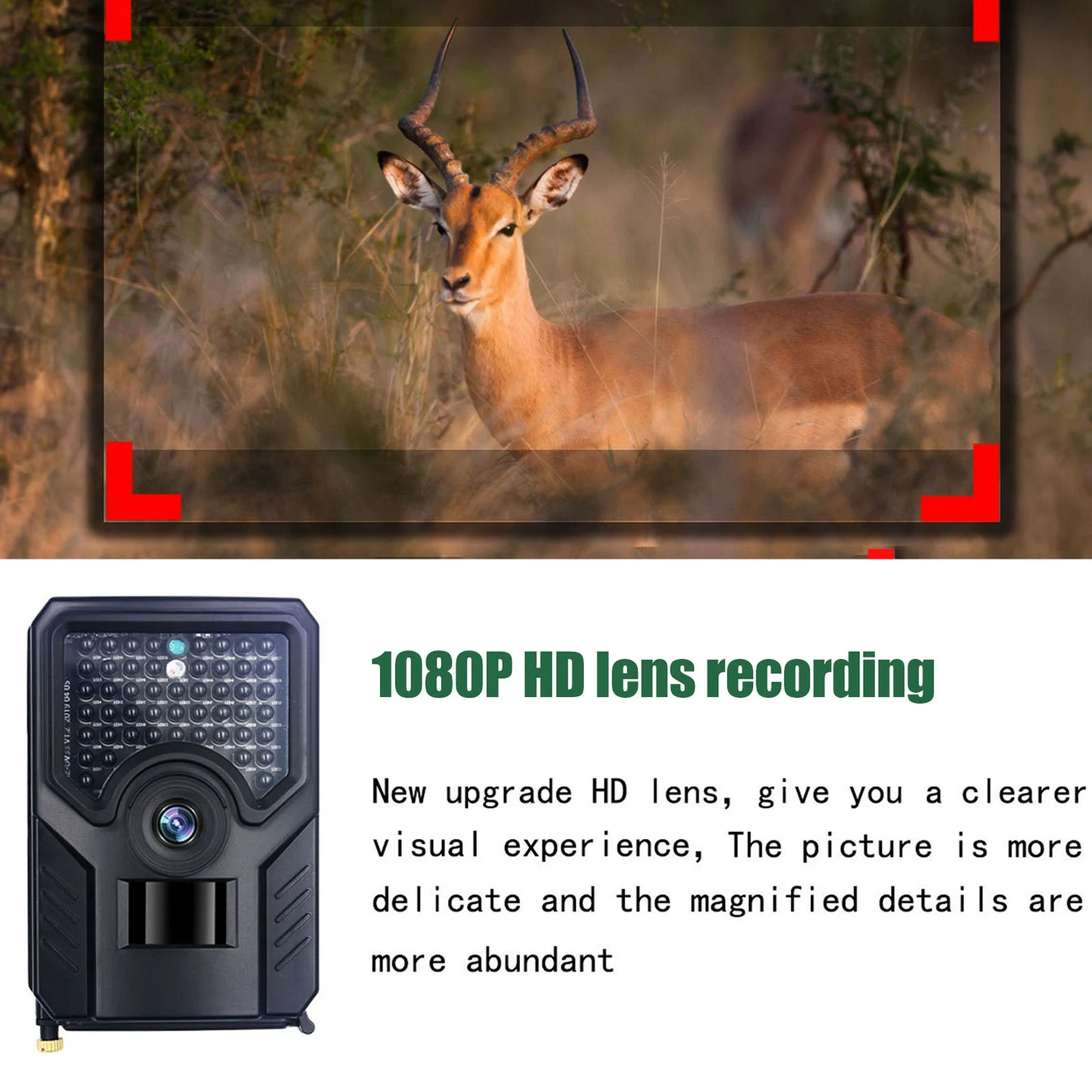 كاميرا الصيد PR200B كاميرا الصيد PR200B درب الصيد كاميرا مقاوم للماء IP56 الأشعة تحت الحمراء 12MP 1080P الحياة البرية كاميرا تعقب الأسود