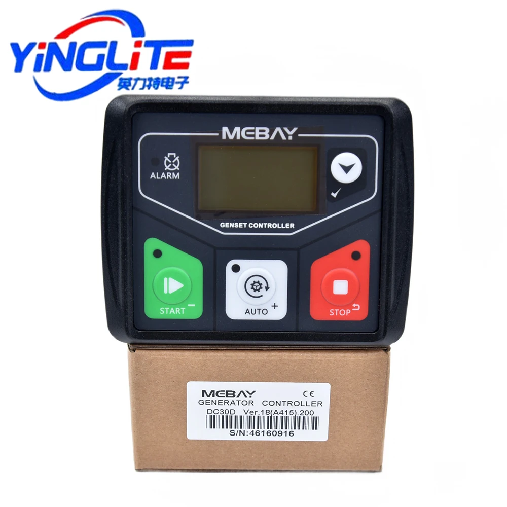 

Mebay DC30D Small Diesel Genset Controller Panel Generator USB programmable PC Connection DC30D