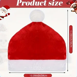 Christmas Car Seat Covers, Christmas Hats, Cross-Border Hot-Selling Headrest Covers, Decorative Items, Scene Decoration Props