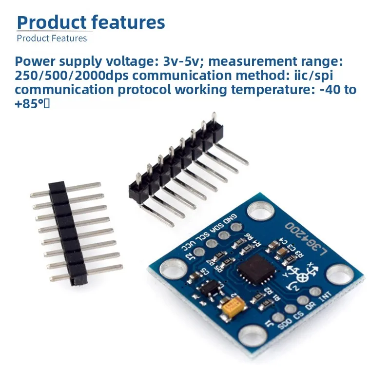 L3G4200D Three-Axis Digital Gyroscope Sensor Angular Velocity Module GY-50