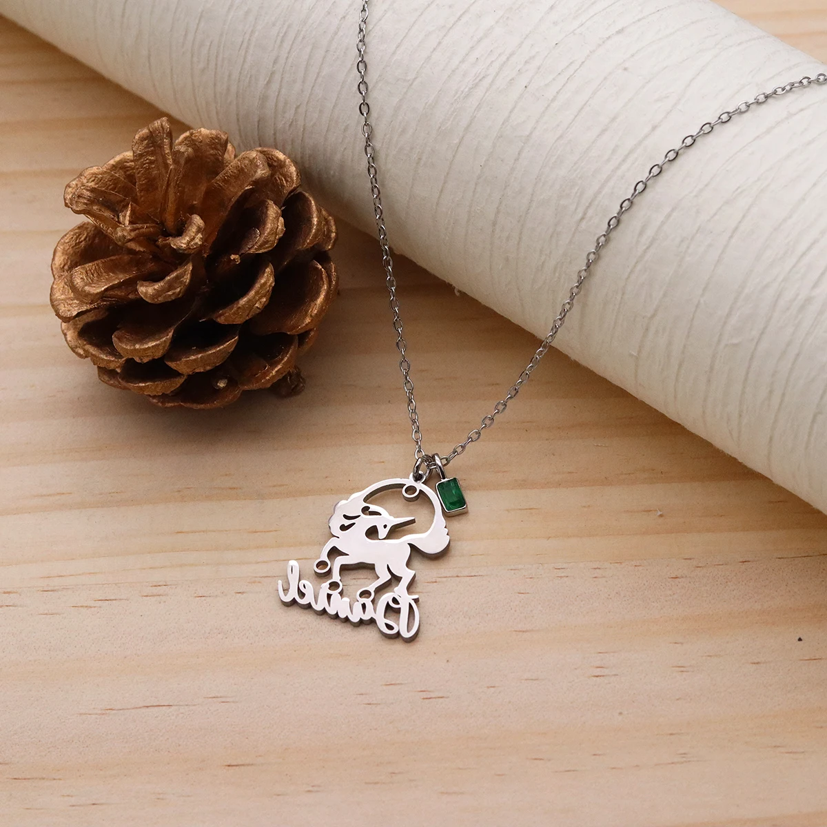 

Chandler Custom Name Unicorn Necklaces & Pendants Choker Statement Necklace For Women Girls Birthday Party Gift Jewelry