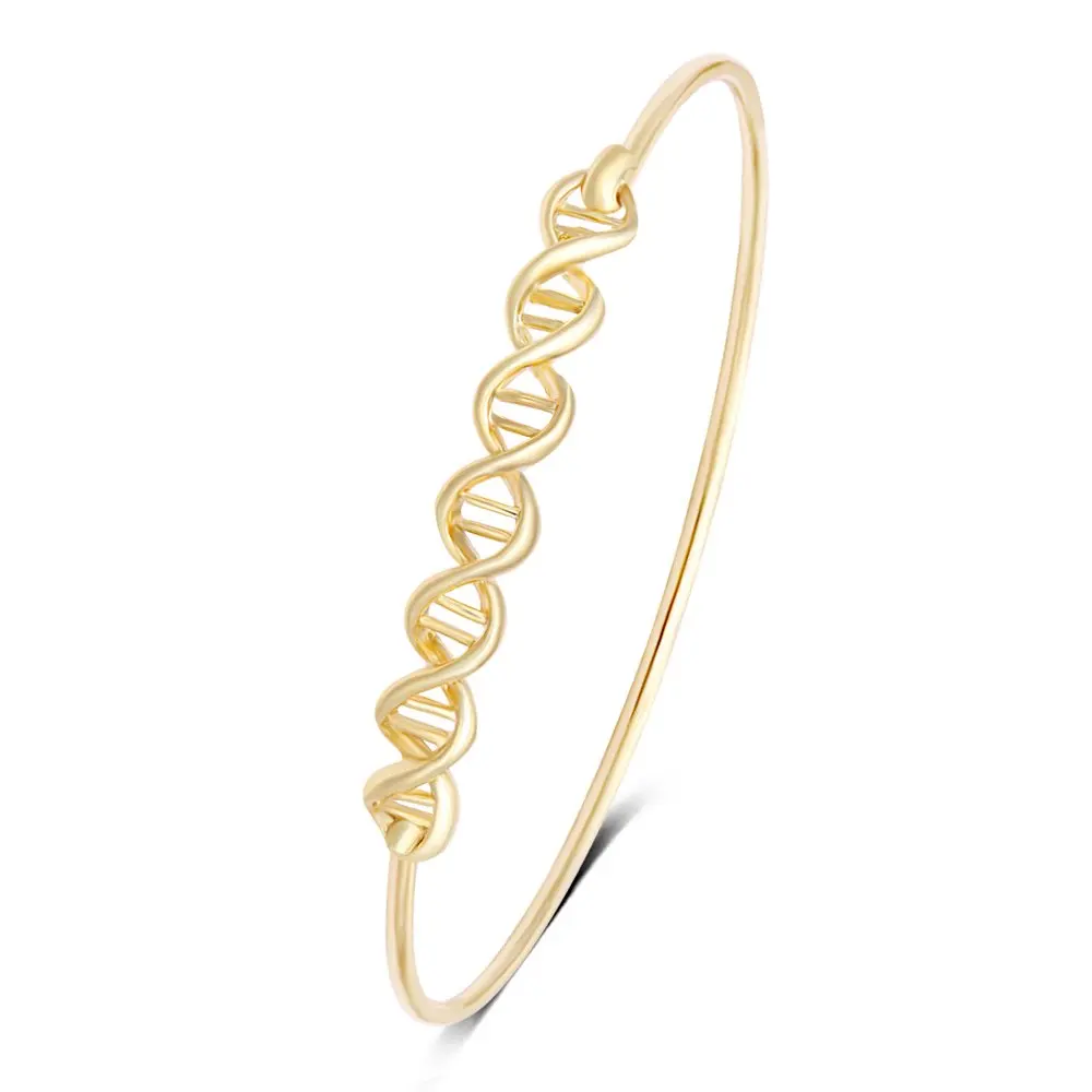 Spiral DNA Double Helix Chemistry Science Bangle Bracelet Molecule Bangle