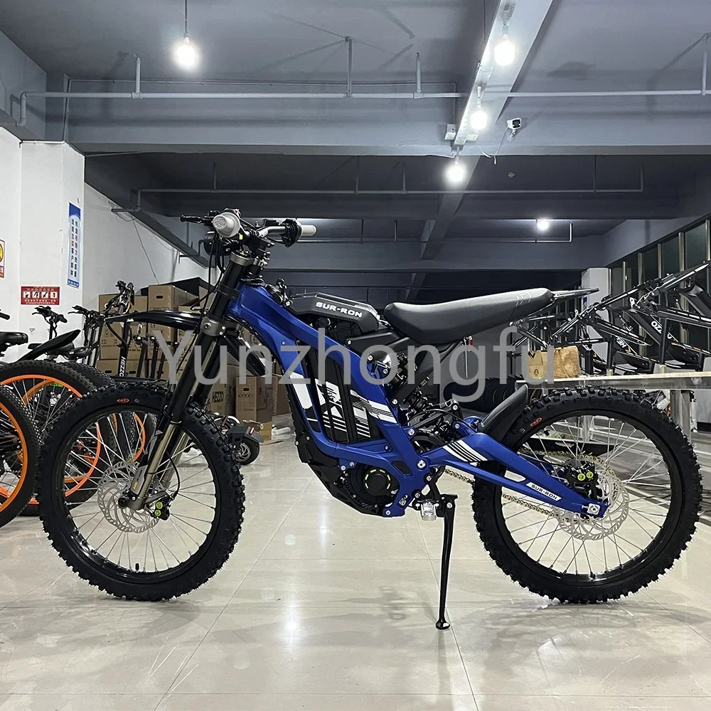 2023 New Electric Dirt Bike 60V 6000W Middrive Light Bee X E Dirtbike 75KM/H 38AH Long Rang Off Road Ebike Electric Motorcycle