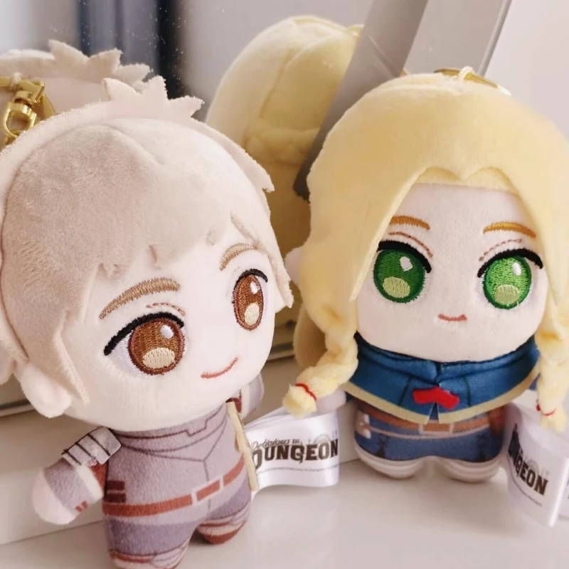 Nuevos juguetes calientes Cosbi Delicious In Dungeon Anime llavero caja ciega Set 6 accesorios de peluche coleccionables únicos con temática alimentaria para bolsas