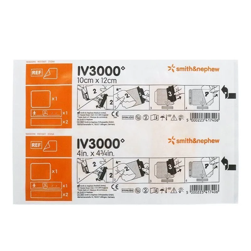 10pcs Smith nephew IV3000 Transparent Dressing 10cmx12cm PICC Catheter Fixation 4008 Adhesive Film HAND