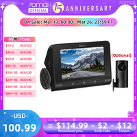 70mai 4K Dash Cam A810 Ultra HD Built-in GPS ADAS Auto Record 150FOV Motion Detection 70mai A810 4G Car DVR Support Rear Cam