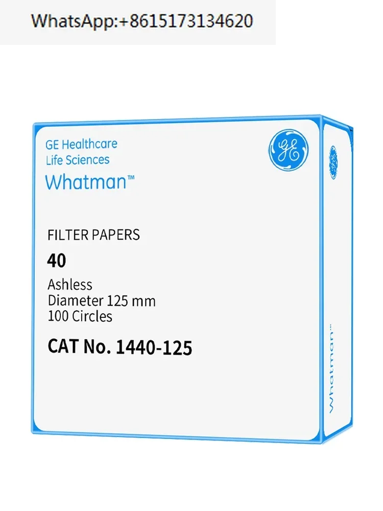 

40No. quantitative ashless filter paper1440-047/055/070/090/110/125 8um
