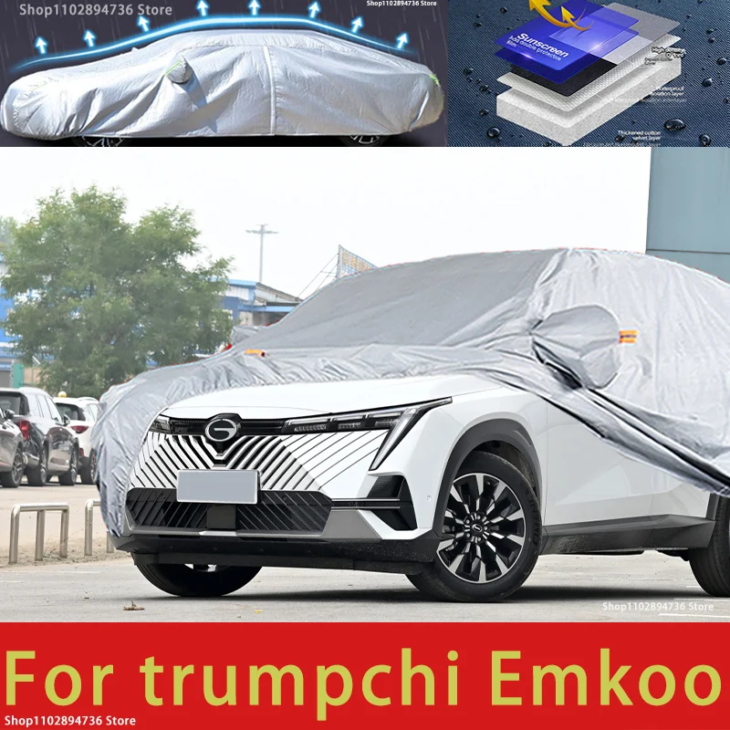 

For Trumpchi Emkoo Car protective cover, sun protection, cooling protection, car clothing, car paint protection auto