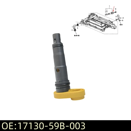 Imagen 2 del producto Válvula PCV 17130-59B-003 para Honda 2016-2021 Civic TURBO 2017-2021 CR-V 2018-2022 Válvula de ventilación positiva del cárter Accord