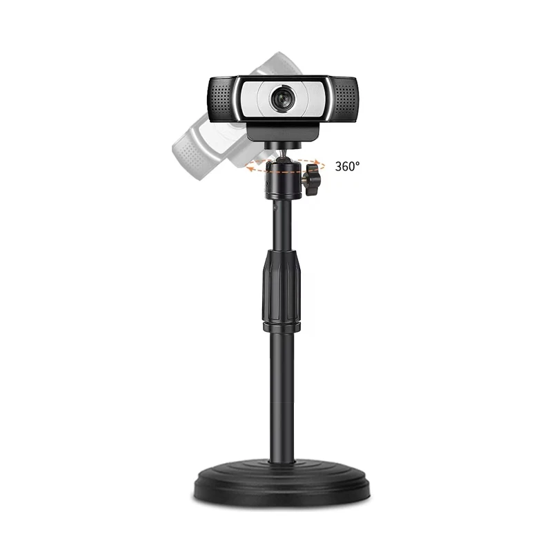 Soporte de Trípode Ajustable para Cámara Web, Compatible con Logitech C920 C270, Soporte de Escritorio para Cámara Web