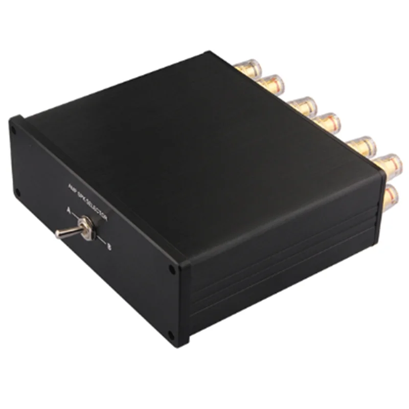

Hot sale HIFI Lossless 4 IN 1 Out 2 IN 1 OUT Hifi Stereo Audio Source Input Signal Switcher Switch Splitter Selector Box(B)