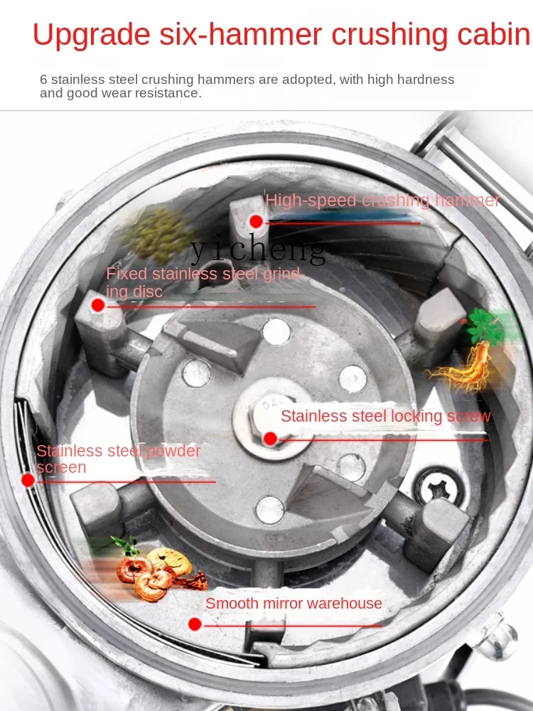 Broyeur ultra fin pour centre commercial de farine de blé XL, phytothérapie chinoise, Pseudo-ginseng