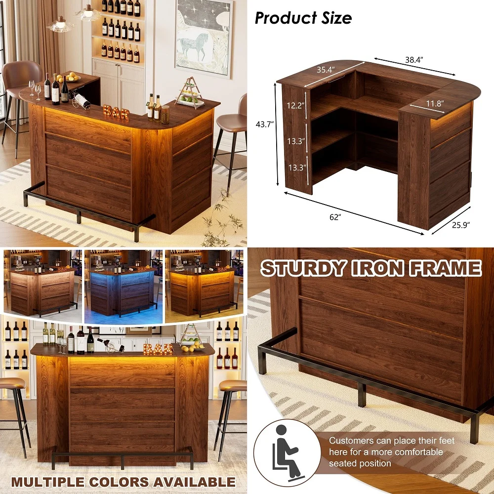 

2Person Solid Teak Wood Square Patio Bar Table for Indoor or Outdoor Use 31 Square x 43.5 H