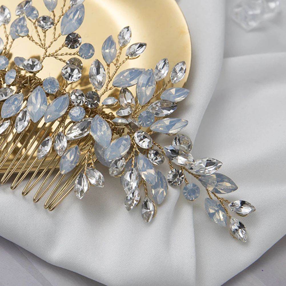 

Elegant Protein Comb for Wedding Bride Headdress Accessories Bright Unique Wedding Hair Accessories Hairpins Design