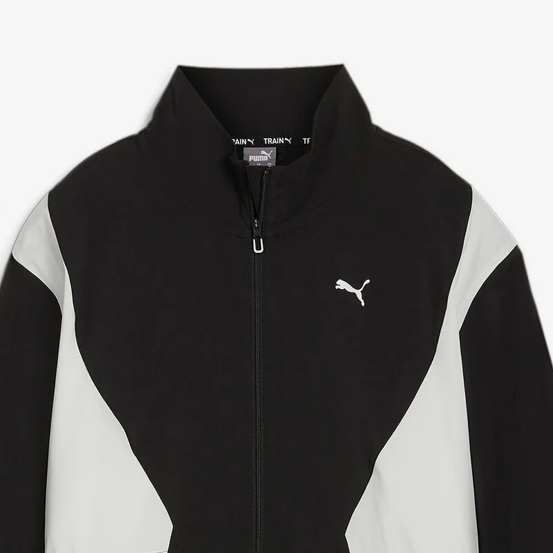 سترة رياضية نسائية جديدة من Puma أصلية لعام 2024 بياقة واقفة 526421-01