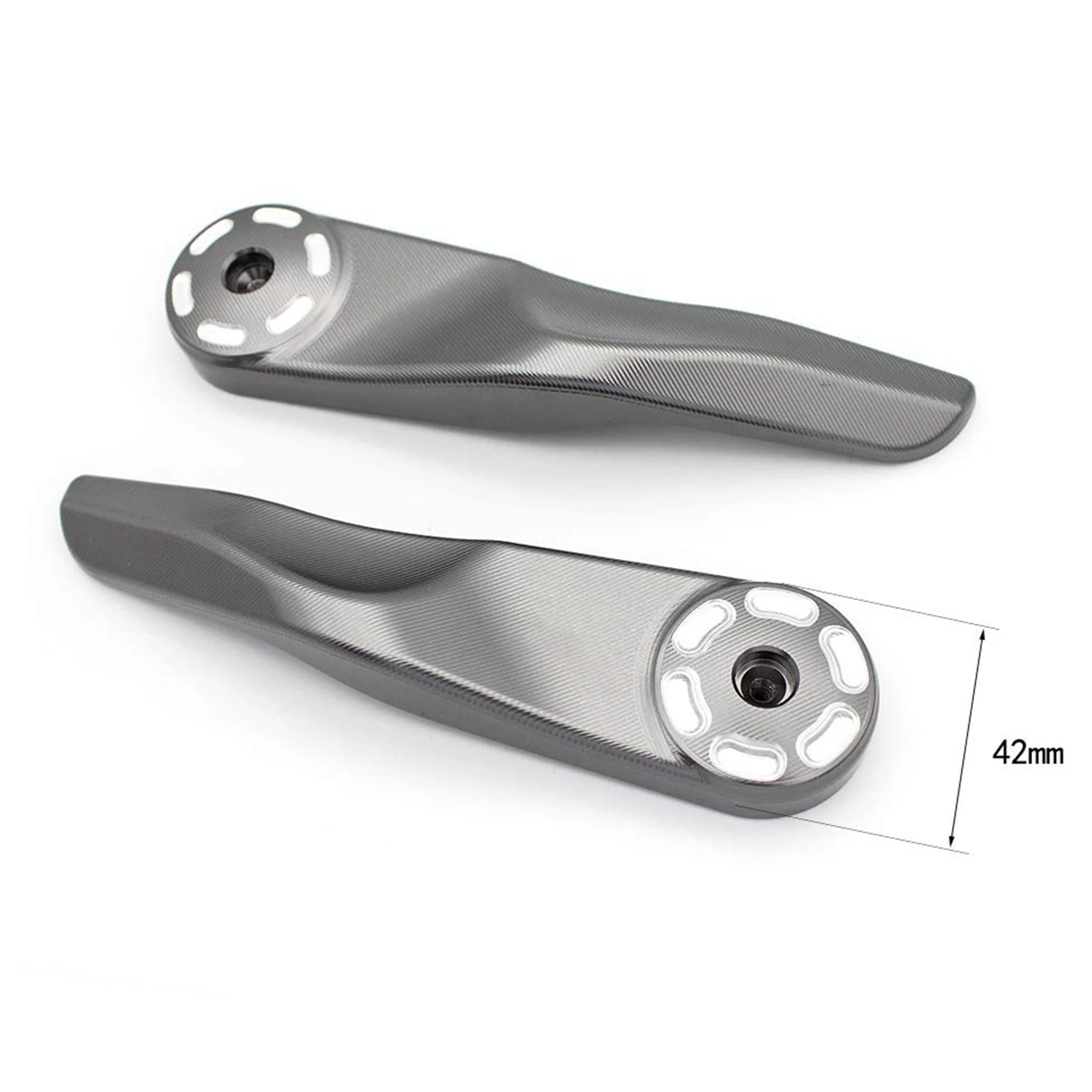 Motorcycle Handlebar Grips Guard Brake Clutch Levers Guard Protector for Ducati Hyper Speedway 821/939 MTS950,Titanium