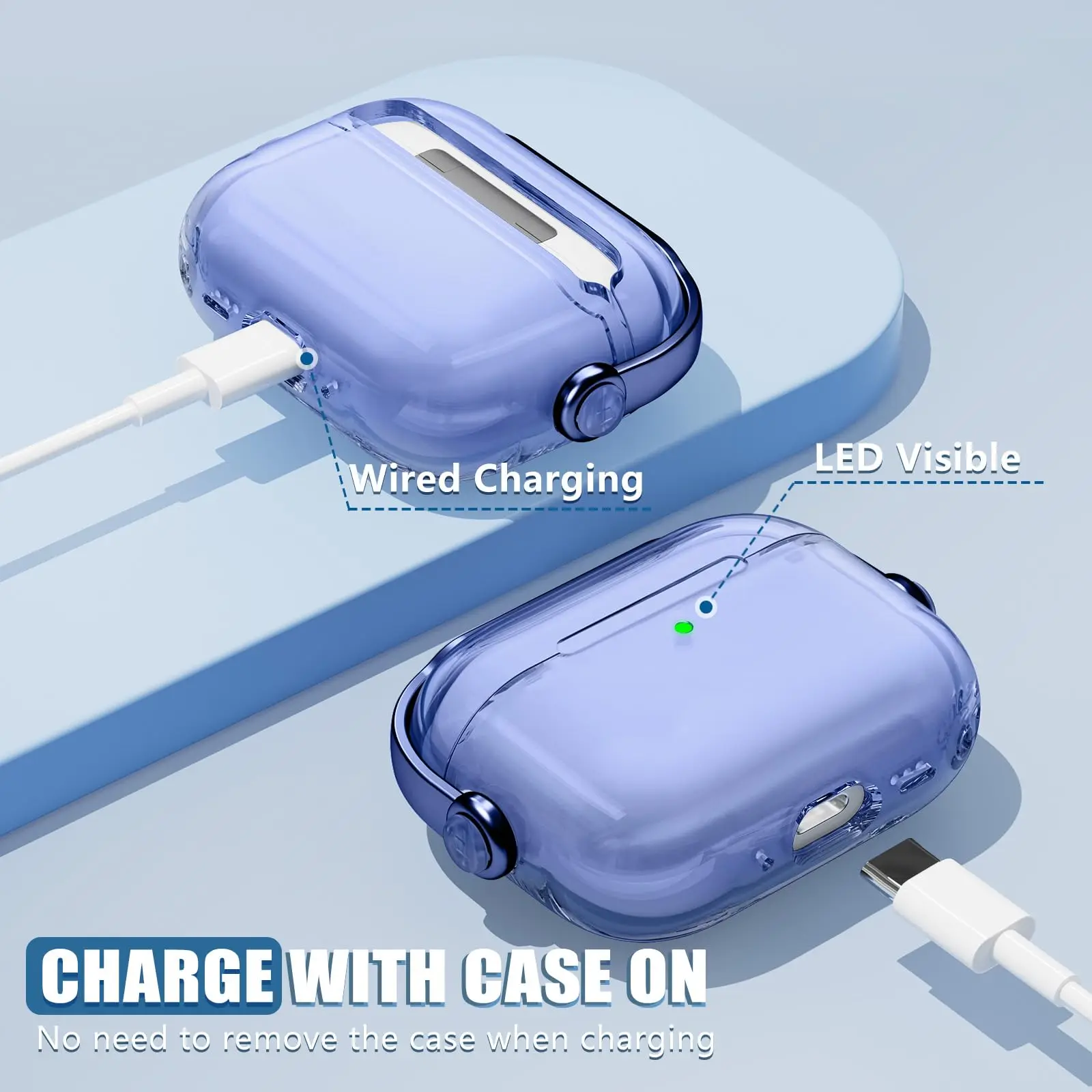 حافظات قفل أمان لهاتف Airpod Pro 3 طقم منظف حامل الهاتف استمتع بتصميم الموسيقى غطاء حماية كامل الجسم لهاتف AirPod Pro 3