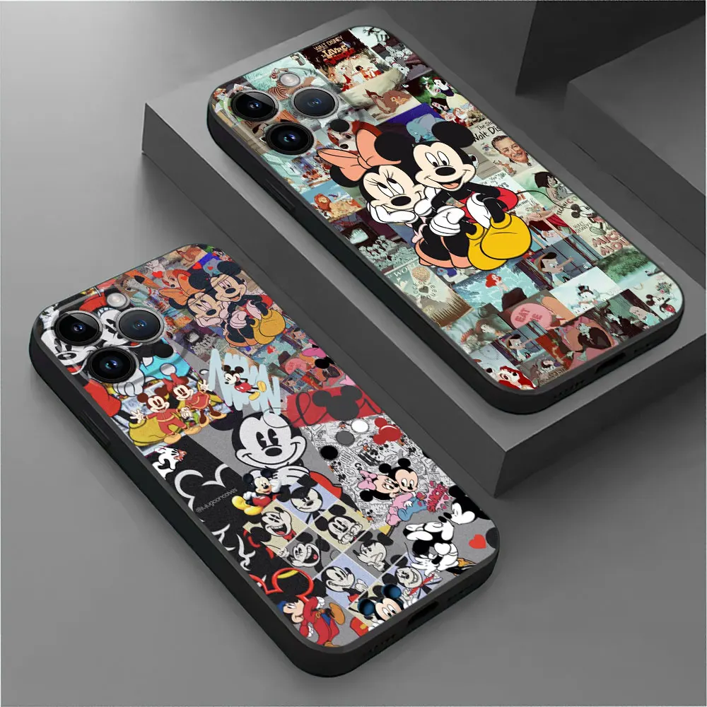 Disney Mickey Mouse Lovely Phone Case for Huawei P30 P40 Lite P20 Pro P Smart Z 2019 Soft Funda Cover