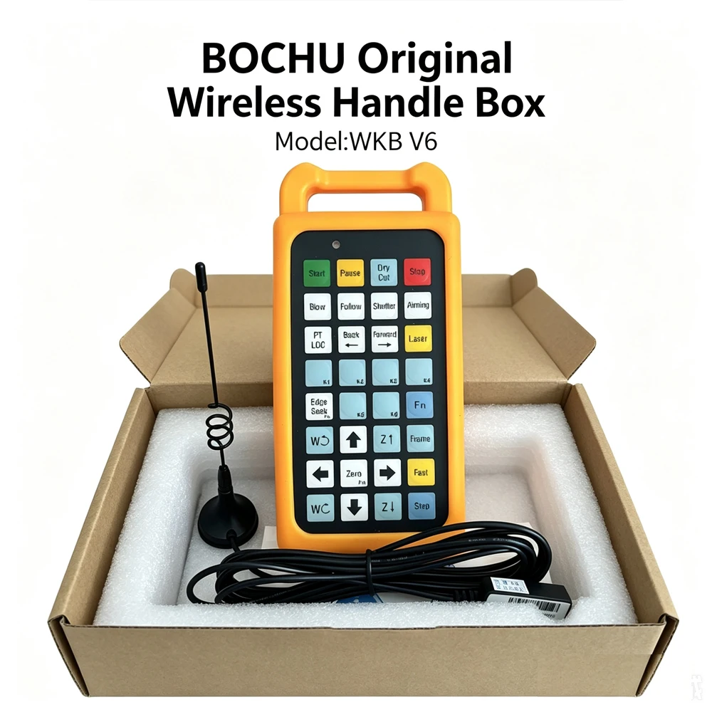 BOCHU WKB V6 Original Wireless Remote Handle Box High Precision for FSCUT1000 FSCUT2000 FSCUT3000 Cypcut Laser Controller
