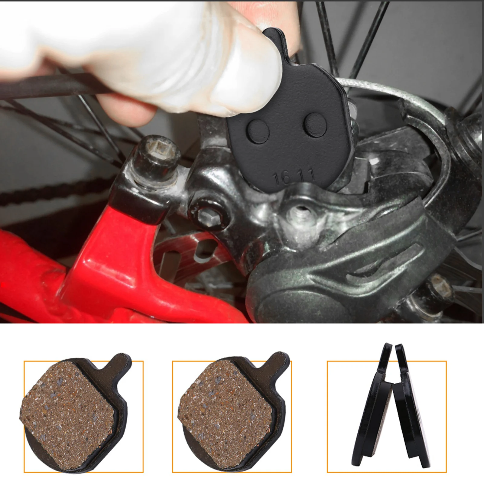 4 pares de pastilhas de freio a disco metálicas para mountain bike para Hayes Sole MX2/3/4/5 CX5 GX-C GX2