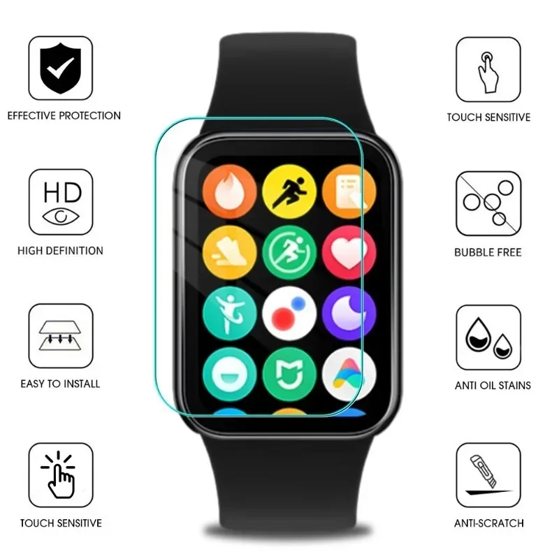 Protector de pantalla de vidrio templado para Xiaomi Miband 8 Pro, película protectora Ultra transparente para reloj inteligente Mi Band 8 Pro
