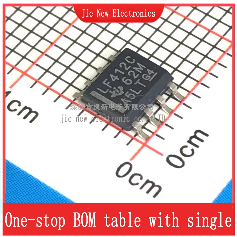 5PCS LF412CDR SOP8 Integrated circuit new original spot supply