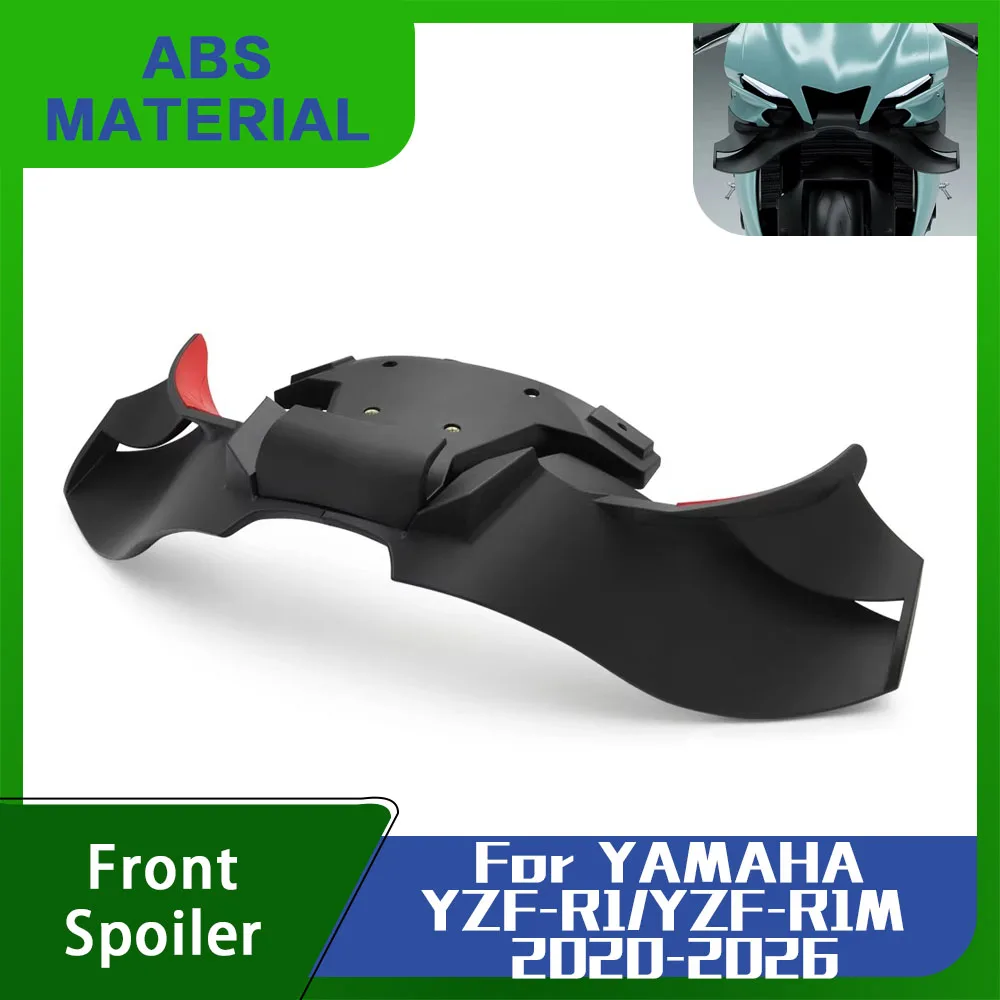 For YAMAHA YZF-R1 YZF-R1M 2020-2026 Motorcycle Front Spoiler Lower Spoiler Lower Lip Front Spoiler Fixed Wind Wing Accessories