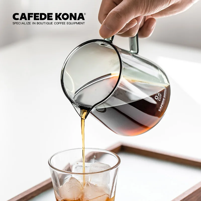 CAFEDE KONA Glass Coffee Server 360ml / 600ml High Boron Silicon Heat Resistant Glass Pot Coffee Drip Pot