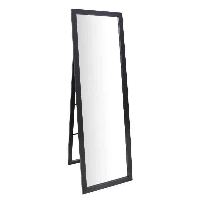 

Full Length Mountable 60" Rectangular Standing Mirror, Black