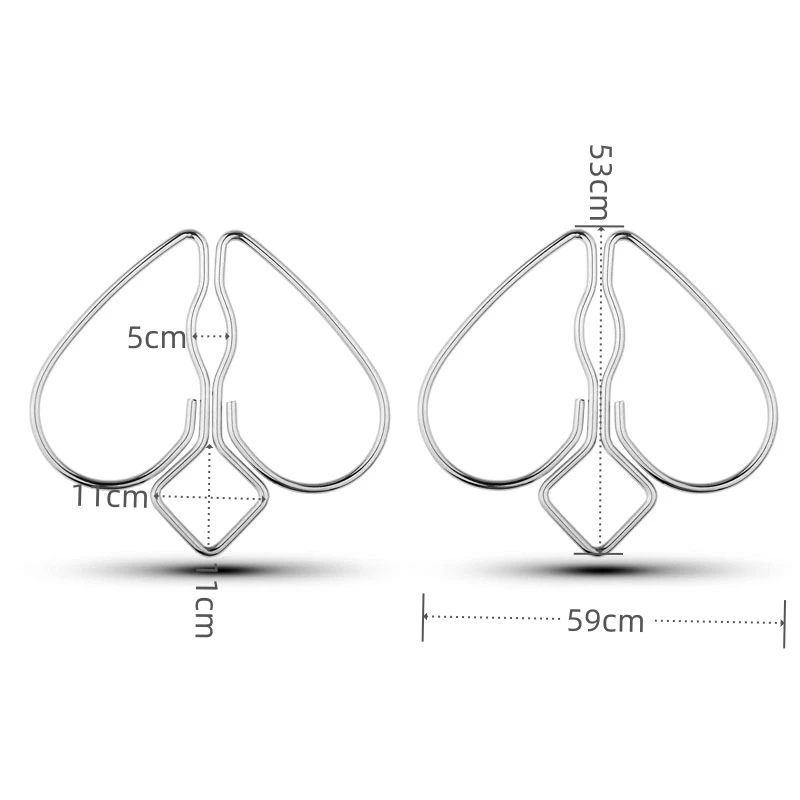 Adult Games Erotic Nipple Clamp of Metal Peach Heart Breast Clip with Weight Ball for Women BDSM Mimi Vaginal Stimulate Sex Toy