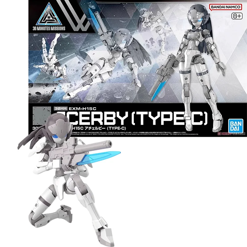 

BANDAI Original ANIME 30MM 1/144 EXM-H15E ACERBY[TYPE-C] Assembly Plastic Model Action Toys Figures Gifts