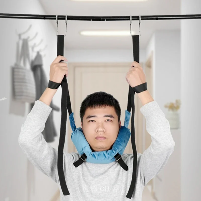 

Cervical Neck Traction Belt Hanging Neck Stretching Cervical Spine Spondylosis Treatment Device Neck Orthosis Retractor Frame