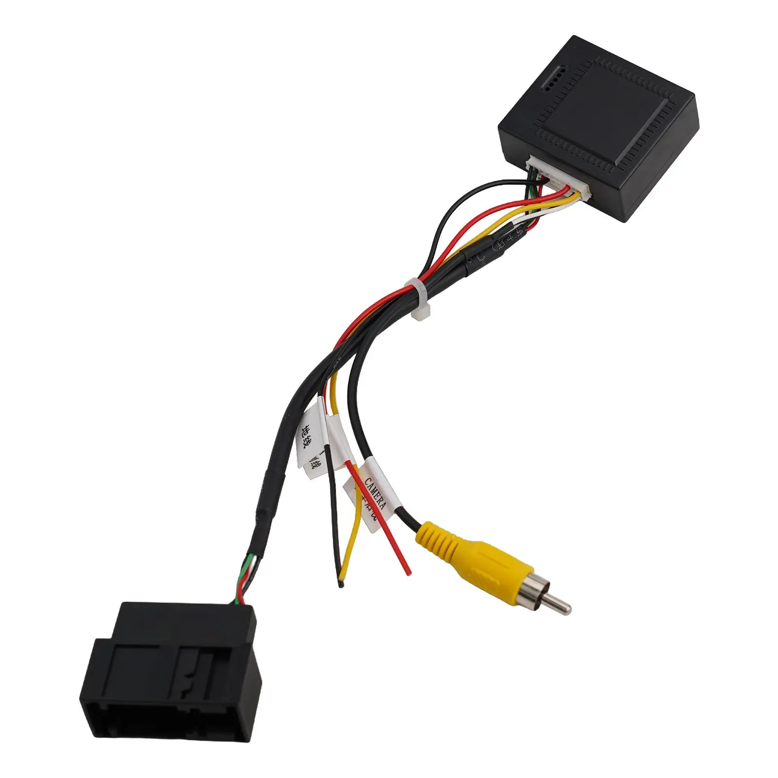 Car Radio Upgrade Color Black RGB To CVBS Converter High Universality Practical And Reliable For Golf6 2010-2012