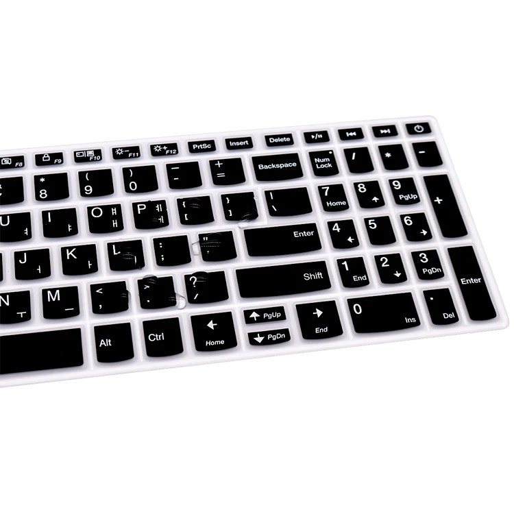 Korean Silicone Laptop Keyboard Cover Waterproof Skin Protector For Lenovo Ideapad 340C 330C 320 330S 340S 720s S145 15.6 inch