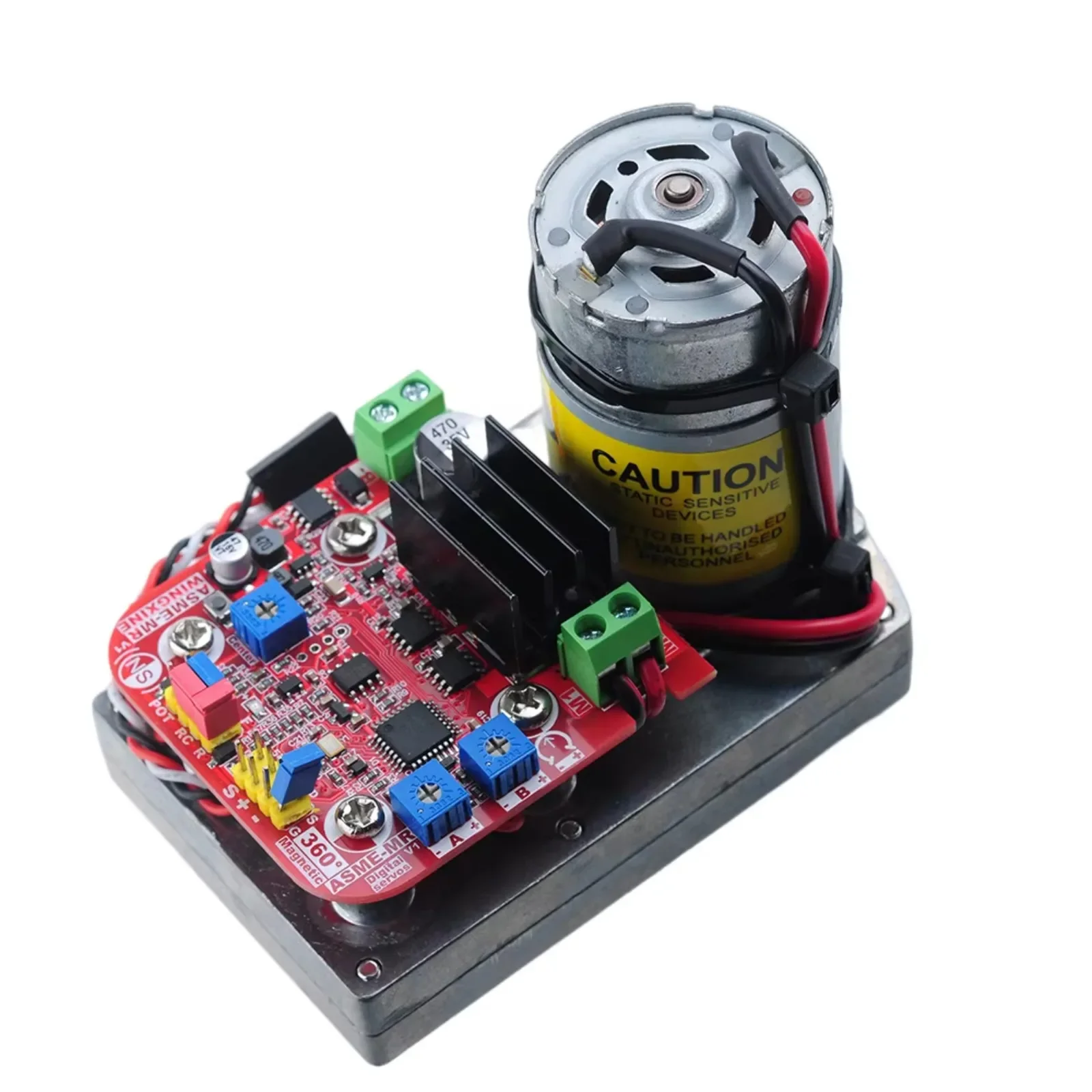 ASME-MRA 110kg.cm High Torque Servo Magnetic Encoder 360 Degree Digital Servo for Robot Arm Valve Control Camera PTZ