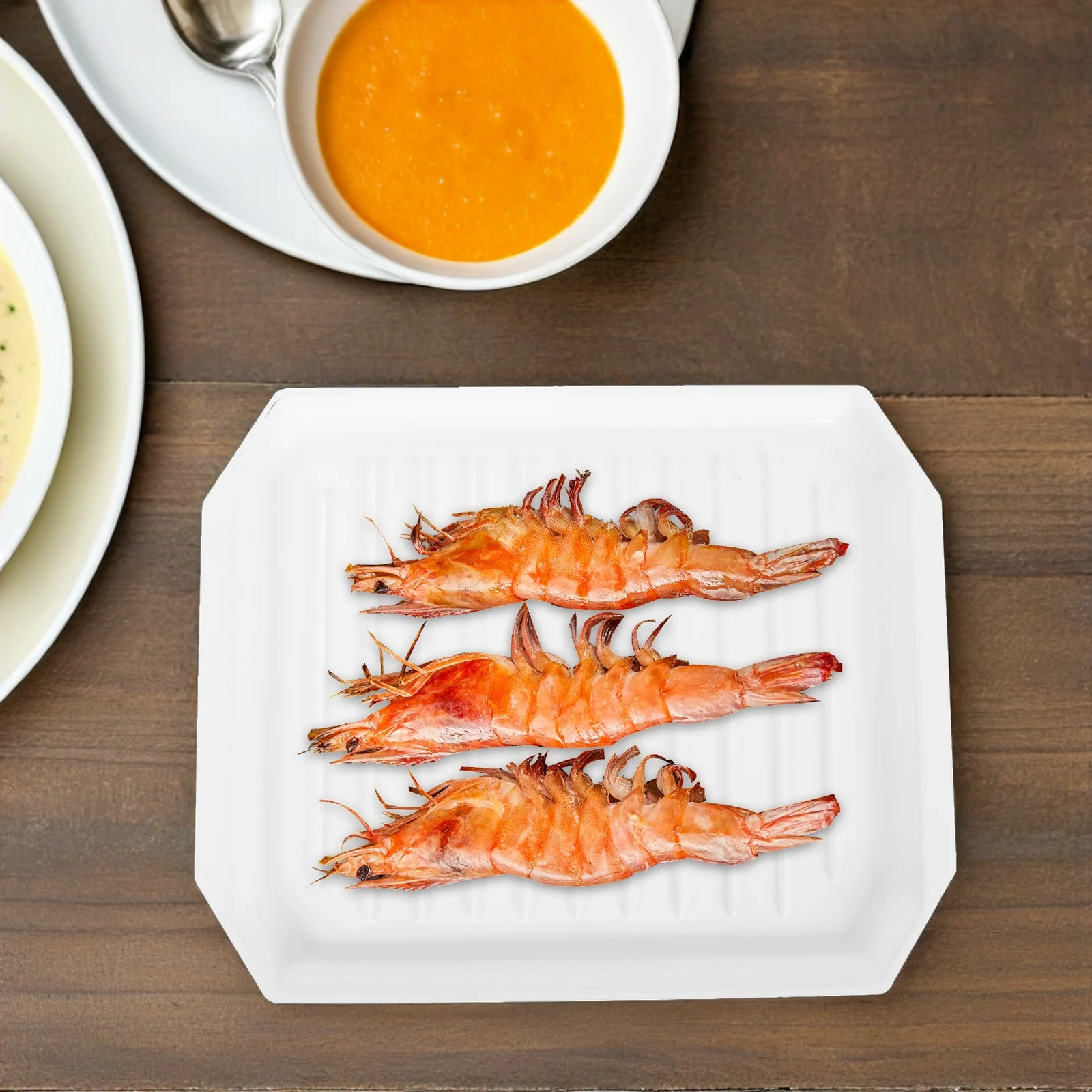 

3pcs Microwavable Pp Baking Portable Oven Bakeware Reusable Microwave Bacon Pan Oven Baking Pan Kitchen Bakeware Silicone Tray