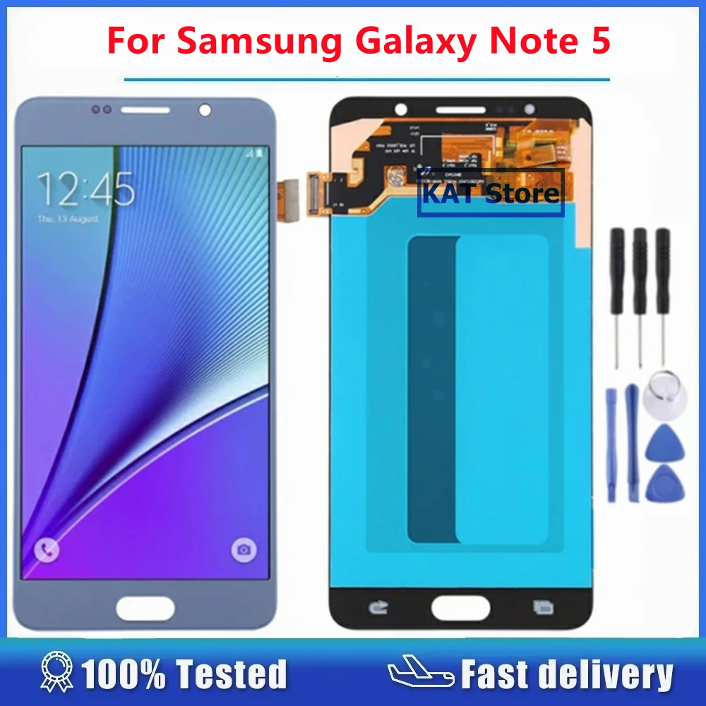 

OLED LCD Screen For Samsung Galaxy Note5 Note 5 N920 LCD Digitizer Full Assembly Without Frame Replacement