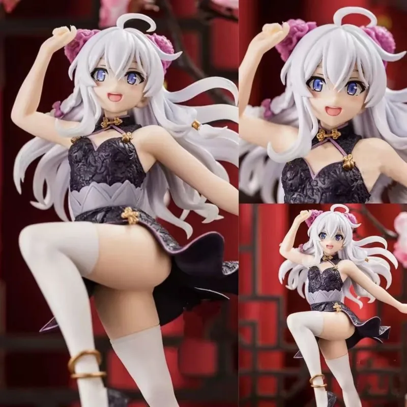 Oreille de chat Ilyina voyage de sorcière, ornements bidimensionnels faits à la main pour belles filles, Posture debout, modèle fait à la main