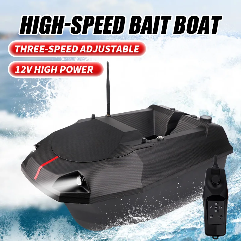 Fernbedienung 600 m Angelköderboot, Dual 15600 mAh großer Akku, starke Leistung, Zugnetz, Hochgeschwindigkeits-RC-Outdoor-Spielzeug