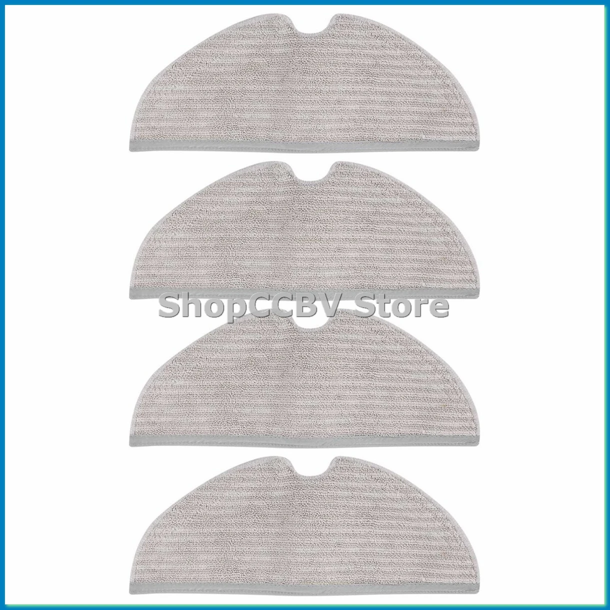 Mop Pad 4 Pack Microfiber Mop Cloth for S6 S6 Pure S6 MaxV S5 Max S5 Robot Vacuum Cleaner Mop Replacement-A50M