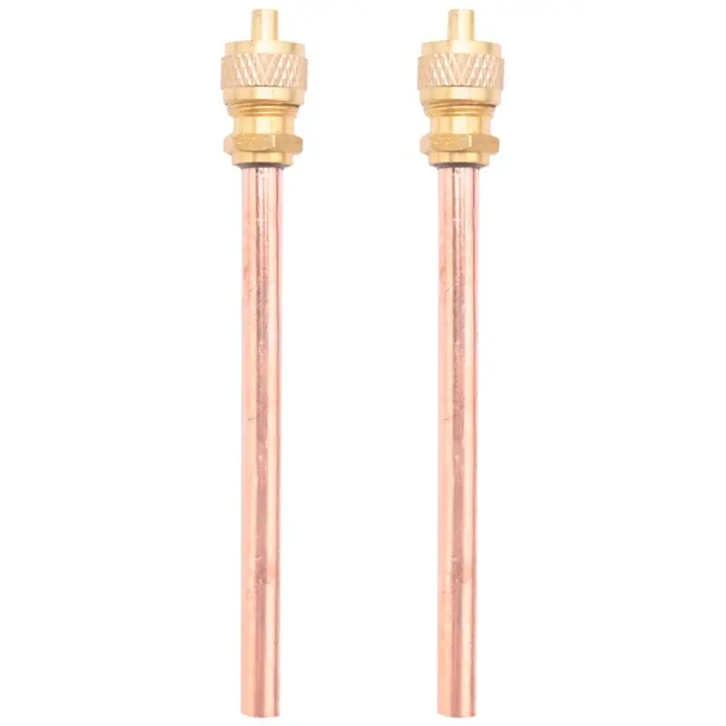 Katup AEE3-6X 10, 1/4 Inci SAE X 1/4 Inci OD X 4 Inci Stem Core, Pendingin AC