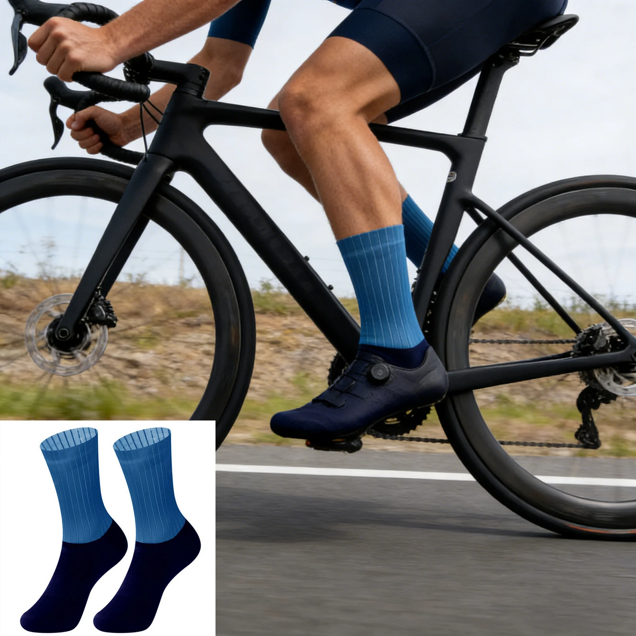 

Slip 2026 New Anti Seamless Team Aero Socks New Cycling Socks Bike Road Bicycle Socks Outdoor Racing Bike Compression Sport Sock