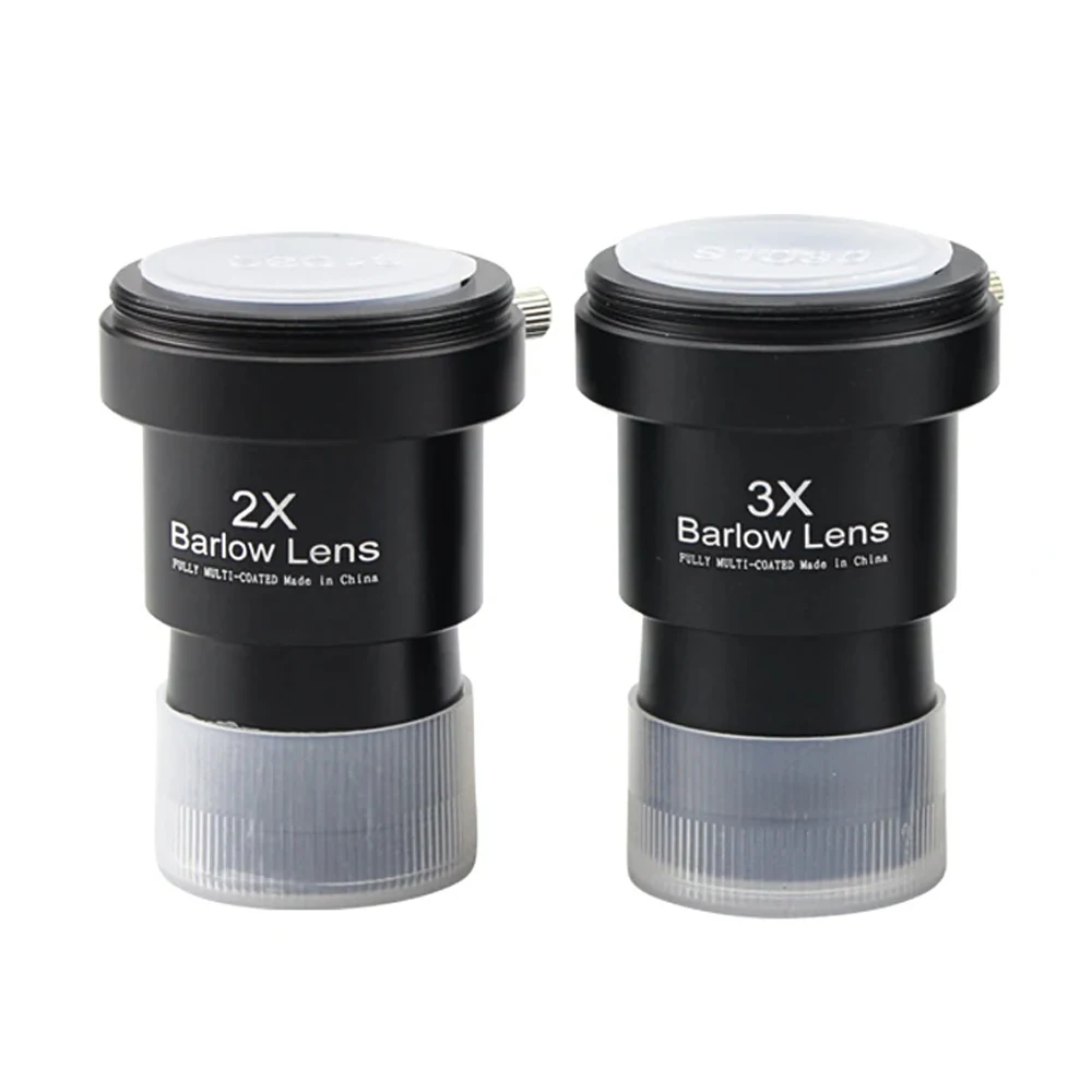 

Телескоп 1,25 дюйма 2x/ 3x, линза Барлоу, металлический полностью покрытый удлинитель фокусного расстояния с резьбой крепления камеры M42