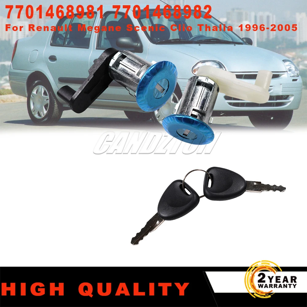 

Для Renault Megane Scenic Clio Thalia 1996-2005 новый цилиндр дверного замка с ключом L + R 7701468981 7701468982 автомобильные аксессуары
