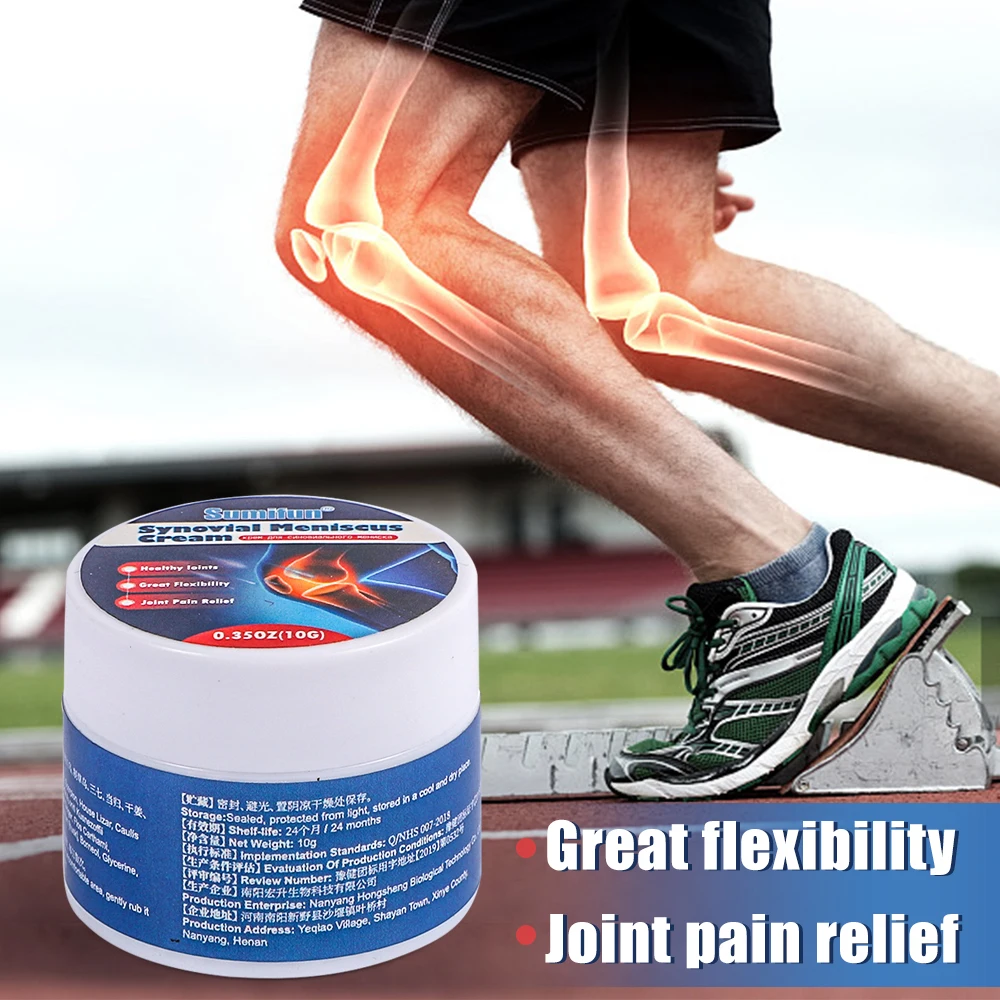 5/10Pcs Sumifun Synovitis Care Ointment Treat Knee Joint Pain Relief Ointment Meniscus Painkiller Massage Medical Plaster 20g