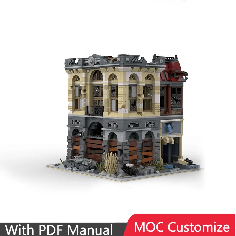 

2550 деталей, креативные строительные блоки, современный фортец, модель в сборе, набор игрушек «сделай сам», подарок на Рождество и день рождения для мальчиков и девочек